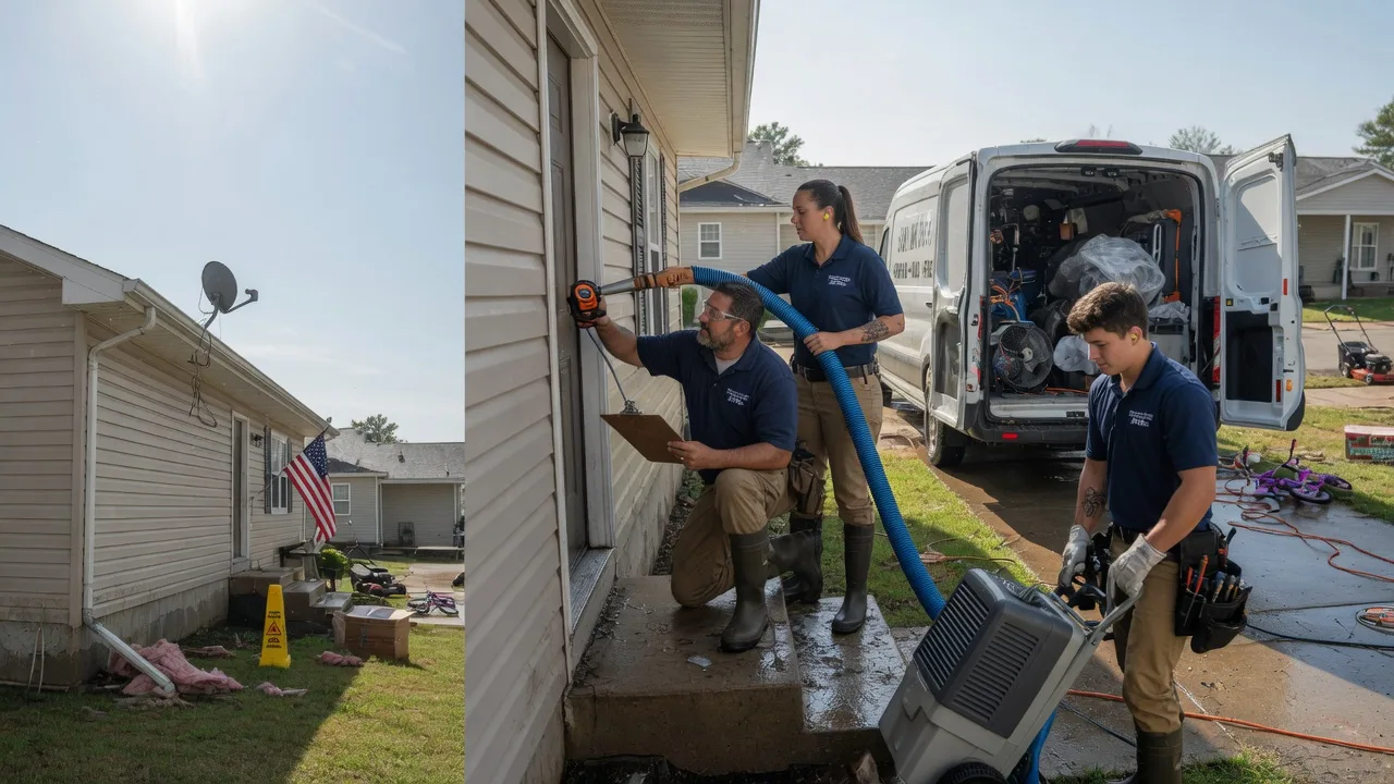 Ceiling Water Damage Restoration in New Albany, IN near me
